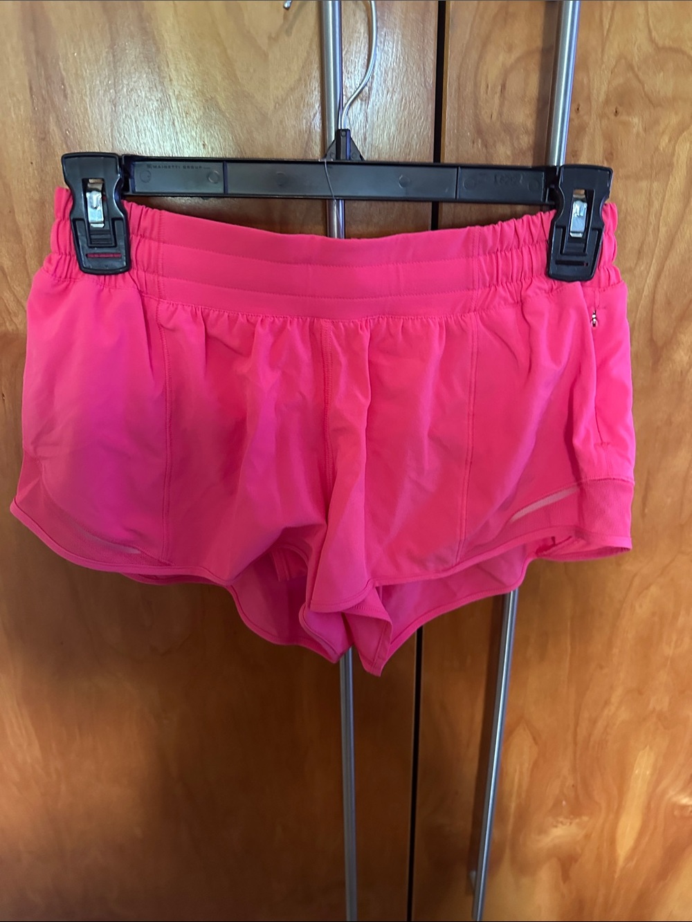 lululemon athletica Bright Pink Running Shorts stretchy new